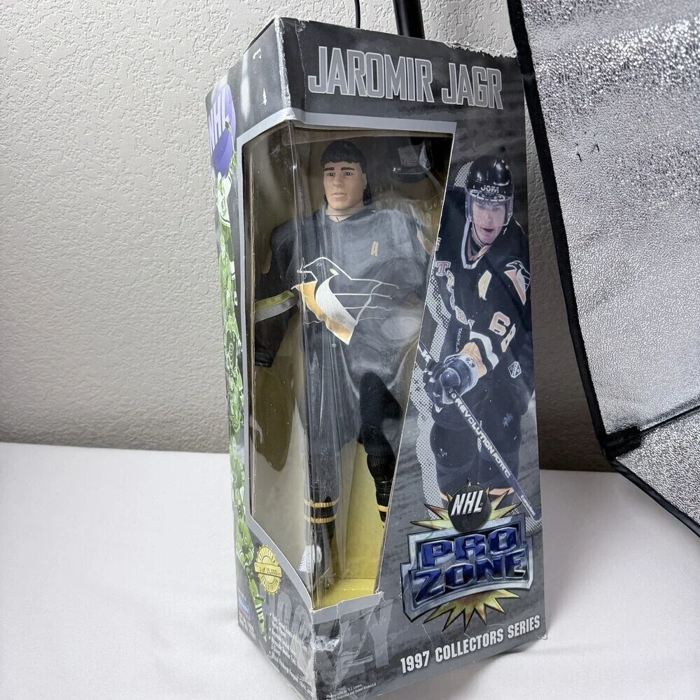 Playmates NHL Pro Zone Jaromir Jagr 12" Vinyl Figure Doll Brand New In Package - Picture 3 of 12